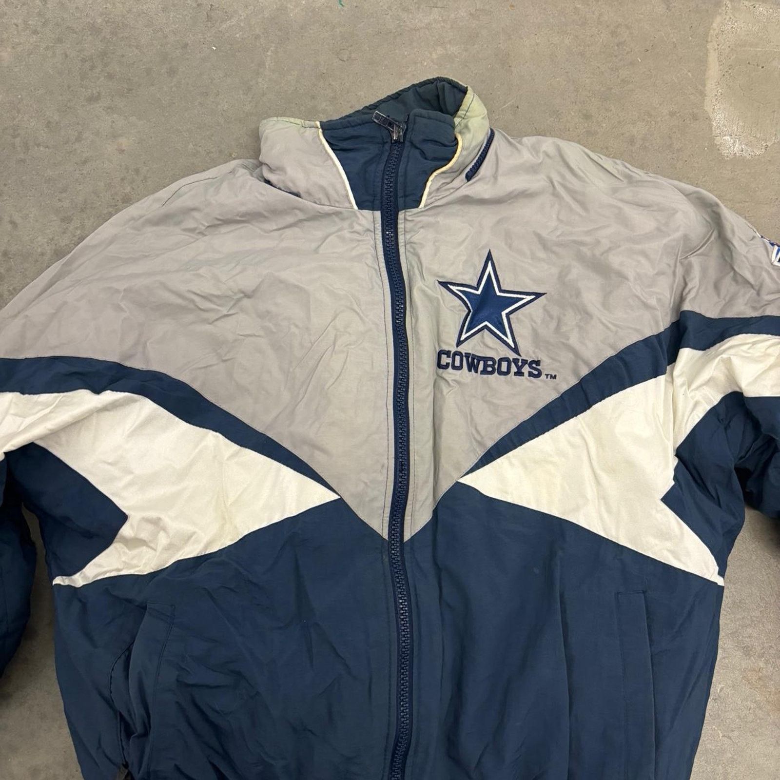 Pro Player Crazy Vintage 90s Dallas Cowboys Pro Player Puffer Jacket Size US L / EU 52-54 / 3 - 2 Thumbnail