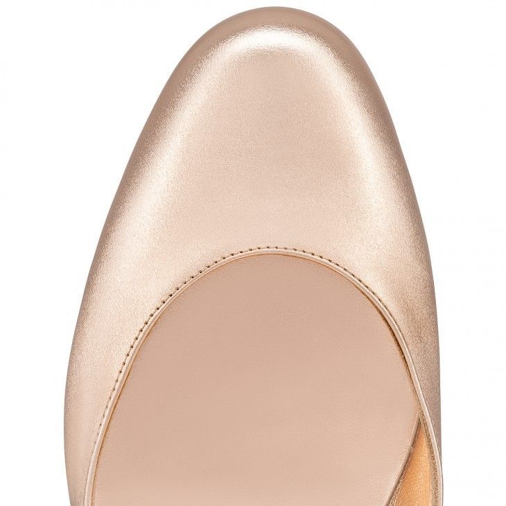 Christian Louboutin o1w1db10425 Flats in Golden Size US 7 / IT 37 - 4 Thumbnail