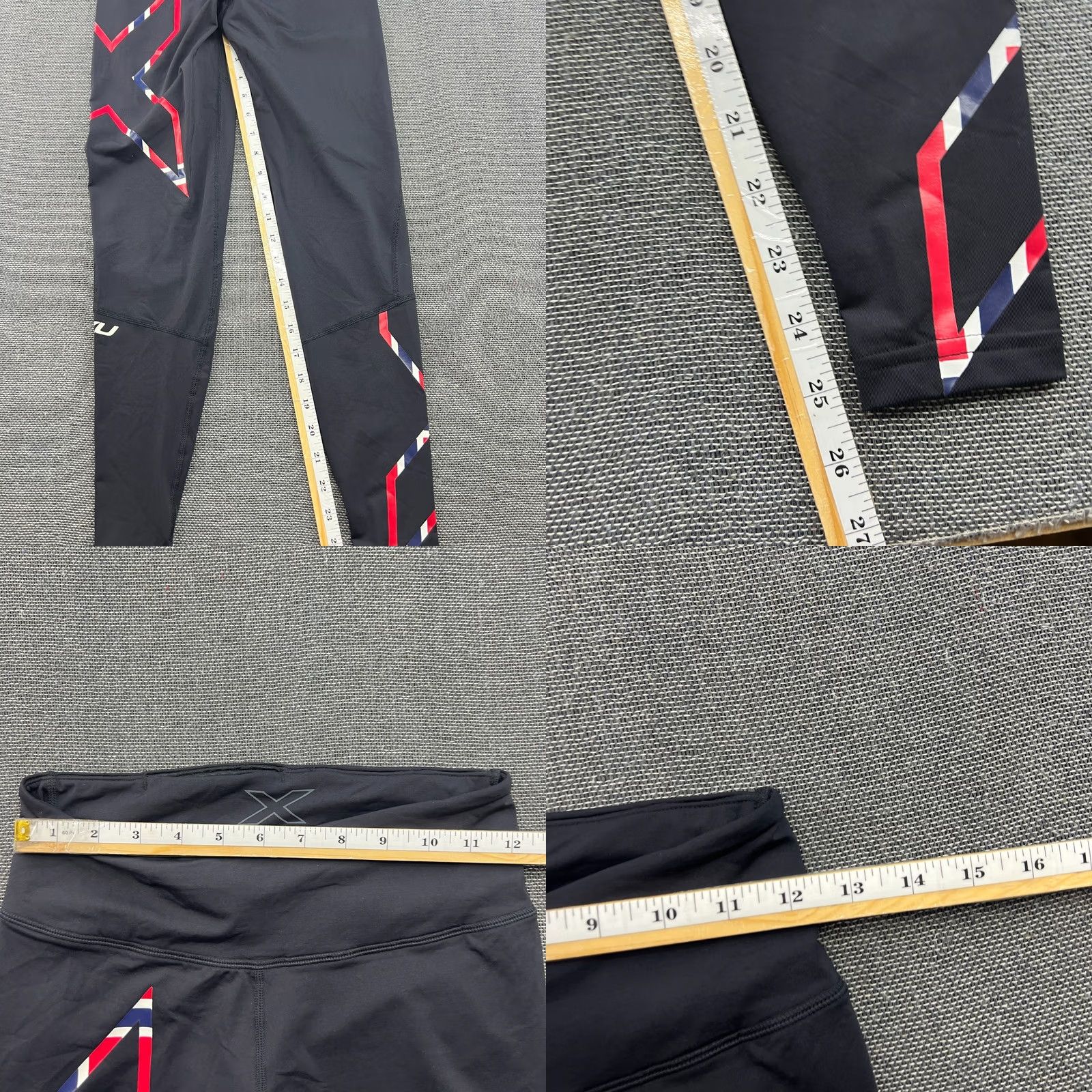 2XU 2XU Womens Norway Compression Pants Small Black Sport Spandex Tights Athletic Size 28" / US 6 / IT 42 - 8 Thumbnail