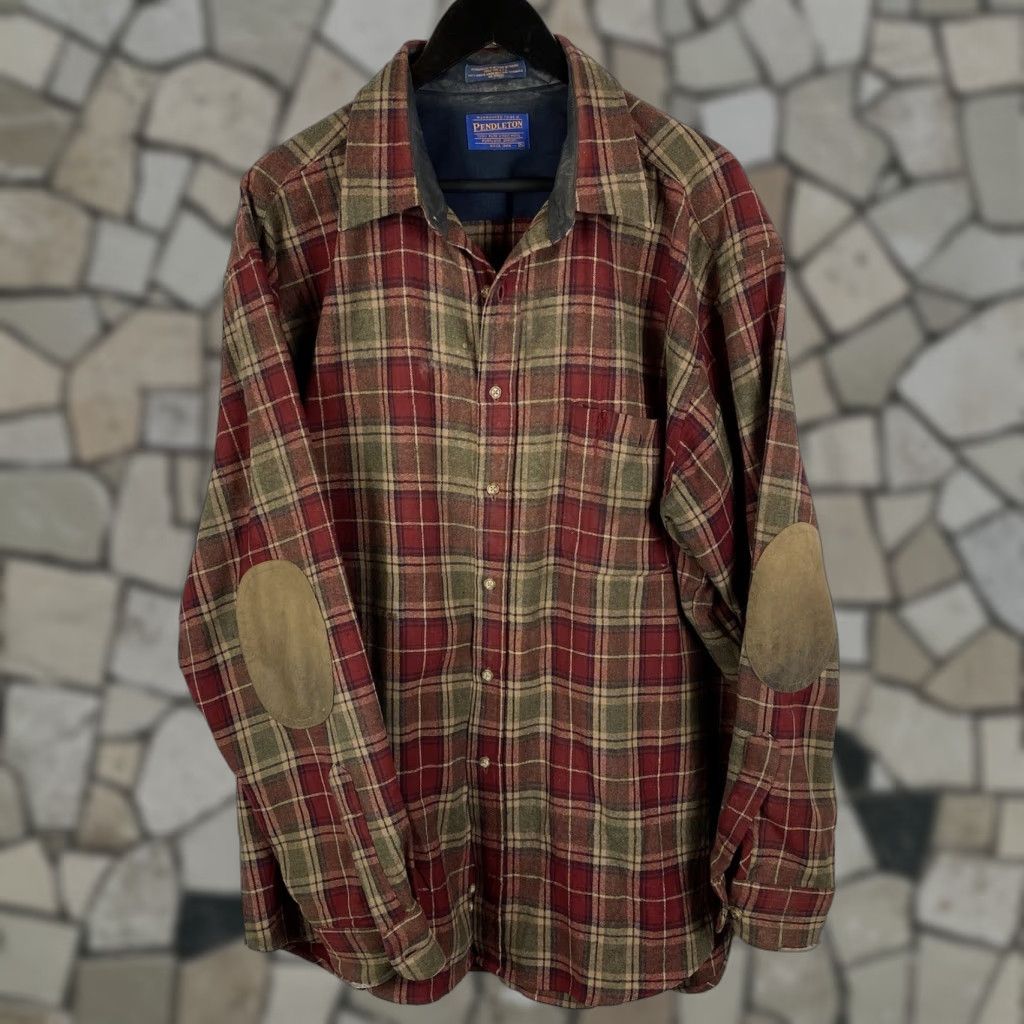 Vintage VINTAGE Pendleton Shirt Flannel Wool 70s XL Mens (if applicable) Size US XL / EU 56 / 4 - 1 Thumbnail