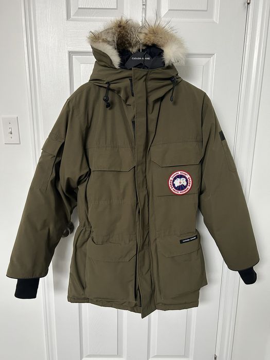 Canada goose expedition store parka military green