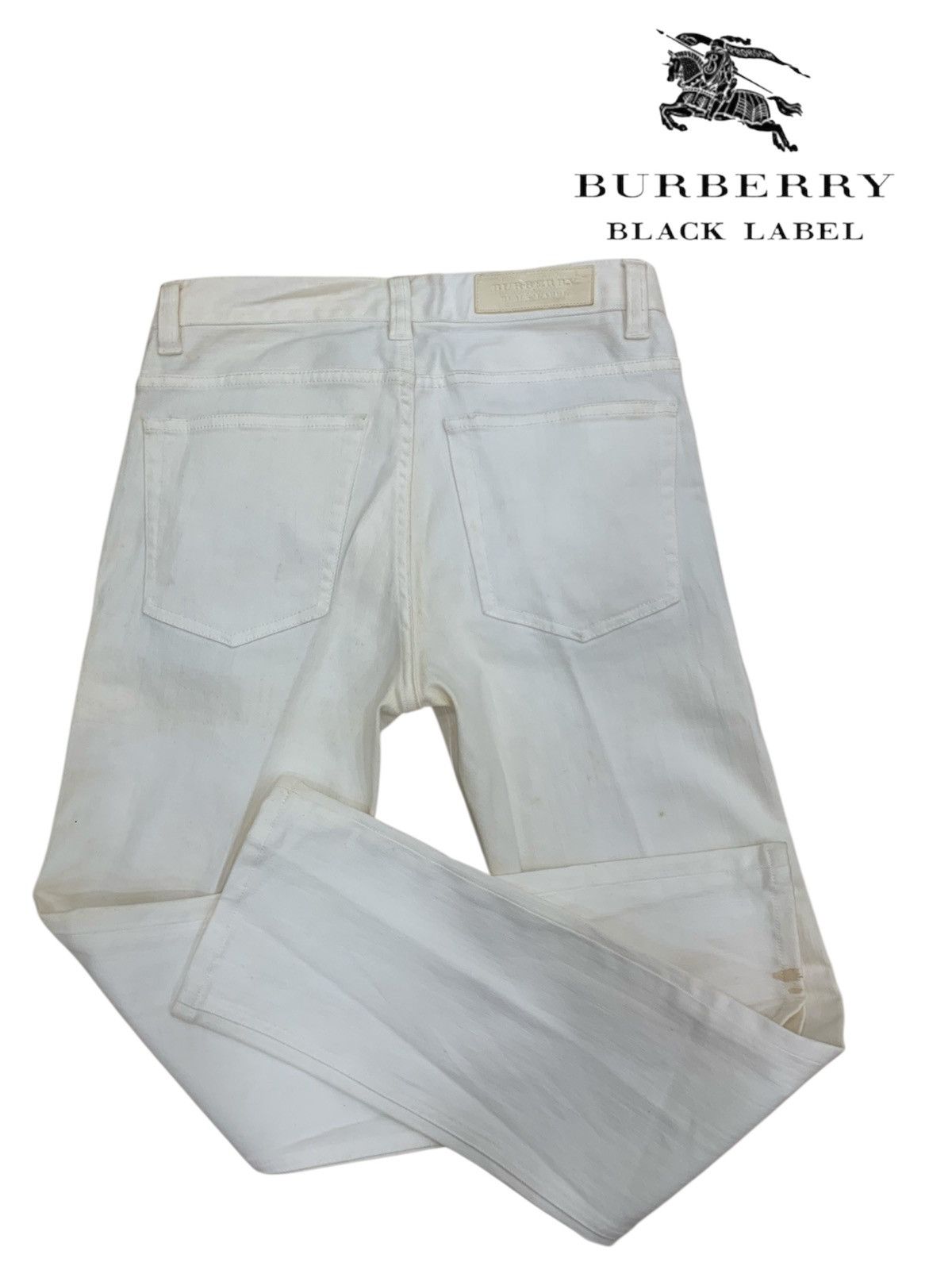 Burberry Black Label White Denim — Japan Exclusive (Size 30)