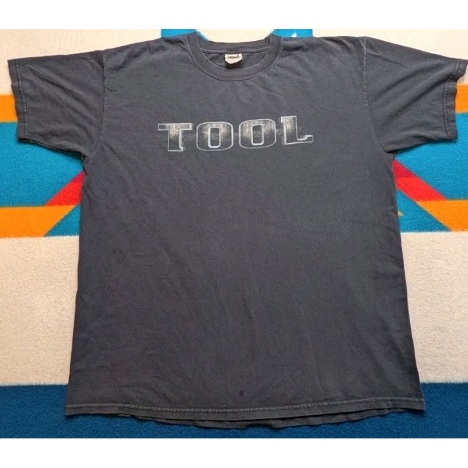 Anvil VINTAGE Tool Skeleton Hands Shirt Band Tour Double-Sided Faded Black XL Men T-Shirt Iron Maiden Pantera Tool Salival Skeleton Hands Graphic Print"} Size US XL / EU 56 / 4 - 2 Thumbnail