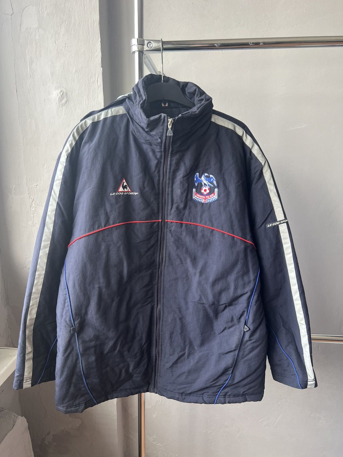 Le Coq Sportif 2001 Le coq sportif Crystal Palace vintage soccer jacket L Size US L / EU 52-54 / 3 - 1 Thumbnail