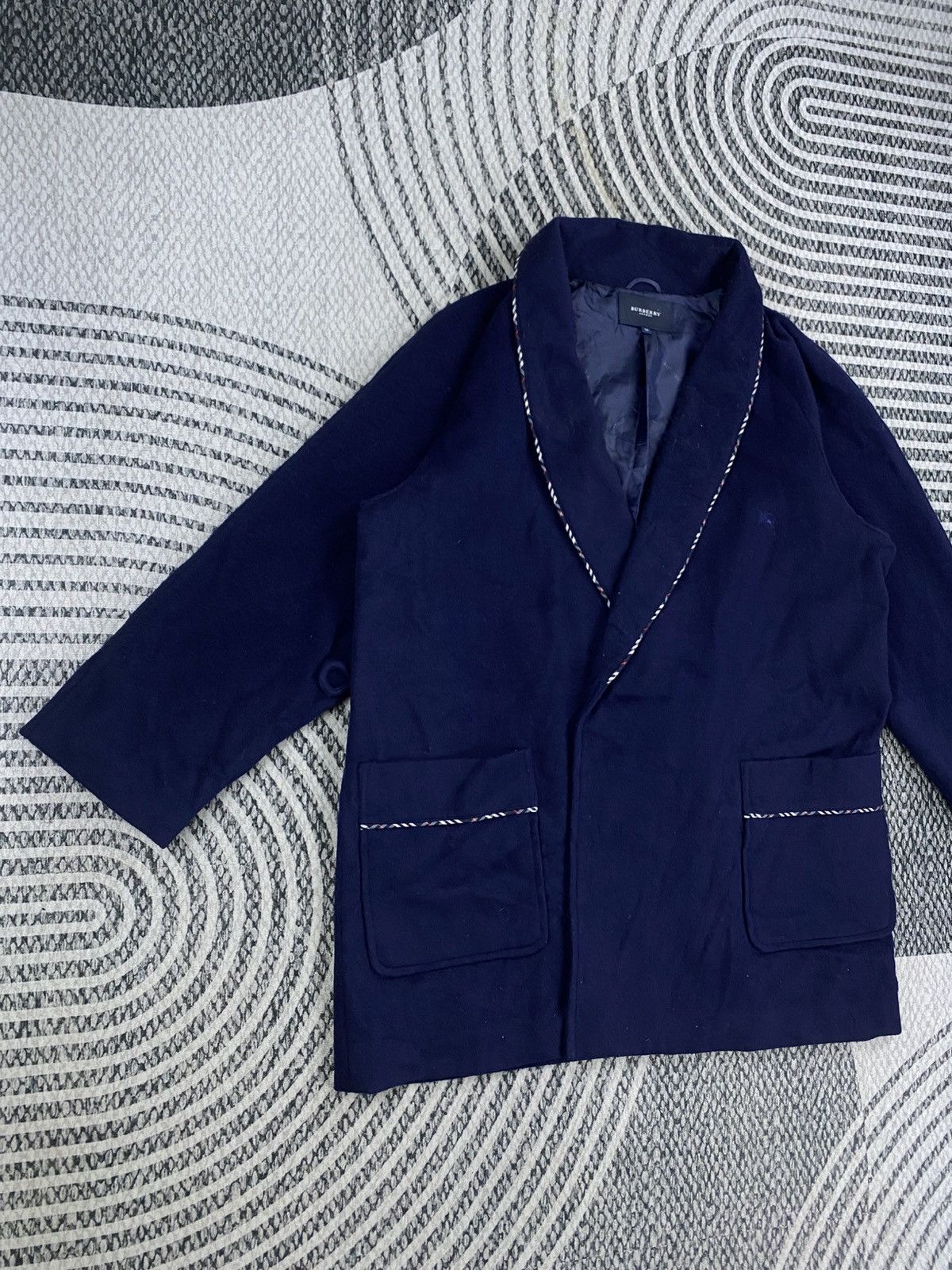 Burberry Vintage Burberry London Navy Blue Jacket Size US L / EU 52-54 / 3 - 3 Thumbnail