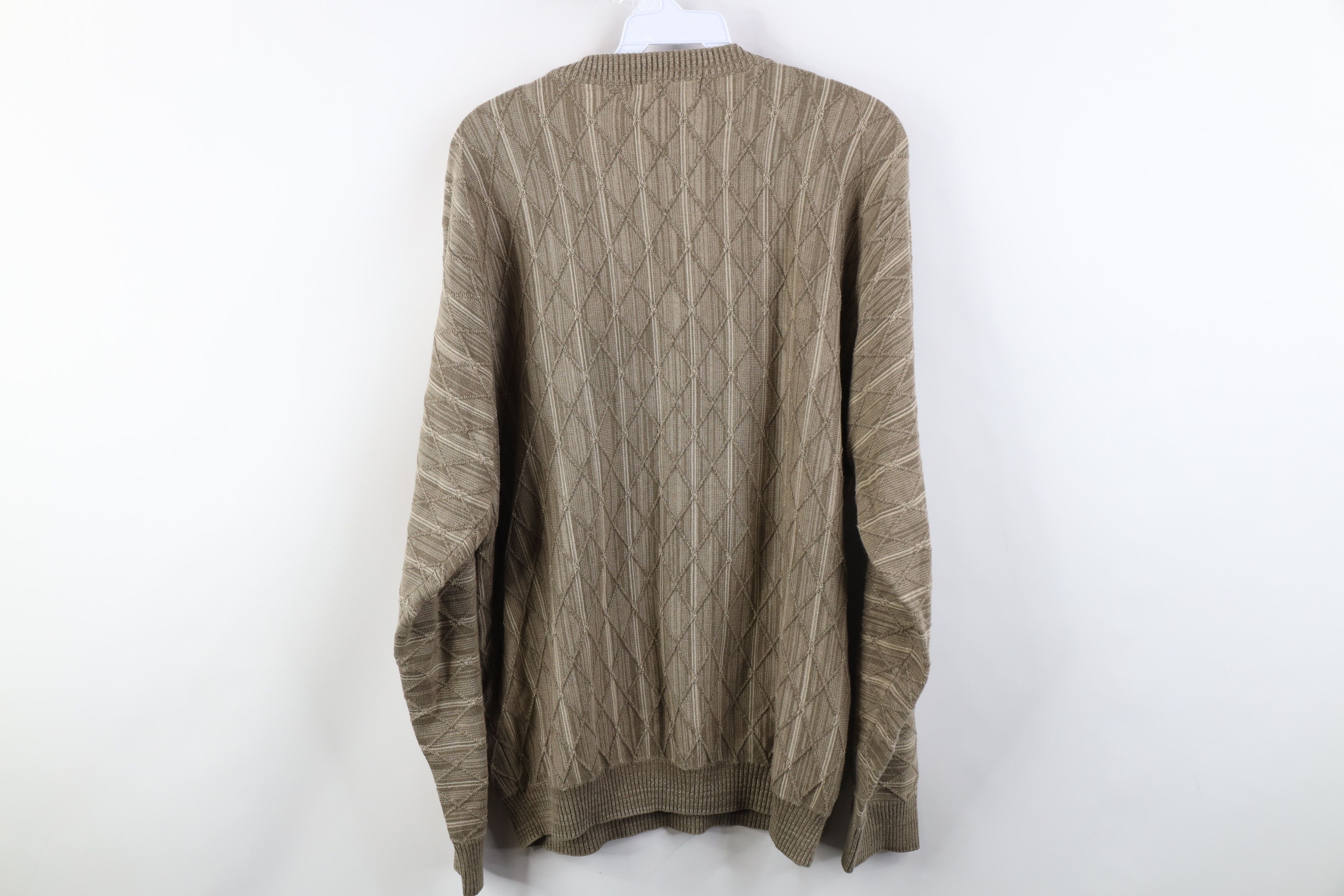 Vintage Vintage 90s Streetwear Knit Crewneck Sweater Earth Tone Size US L / EU 52-54 / 3 - 8 Thumbnail