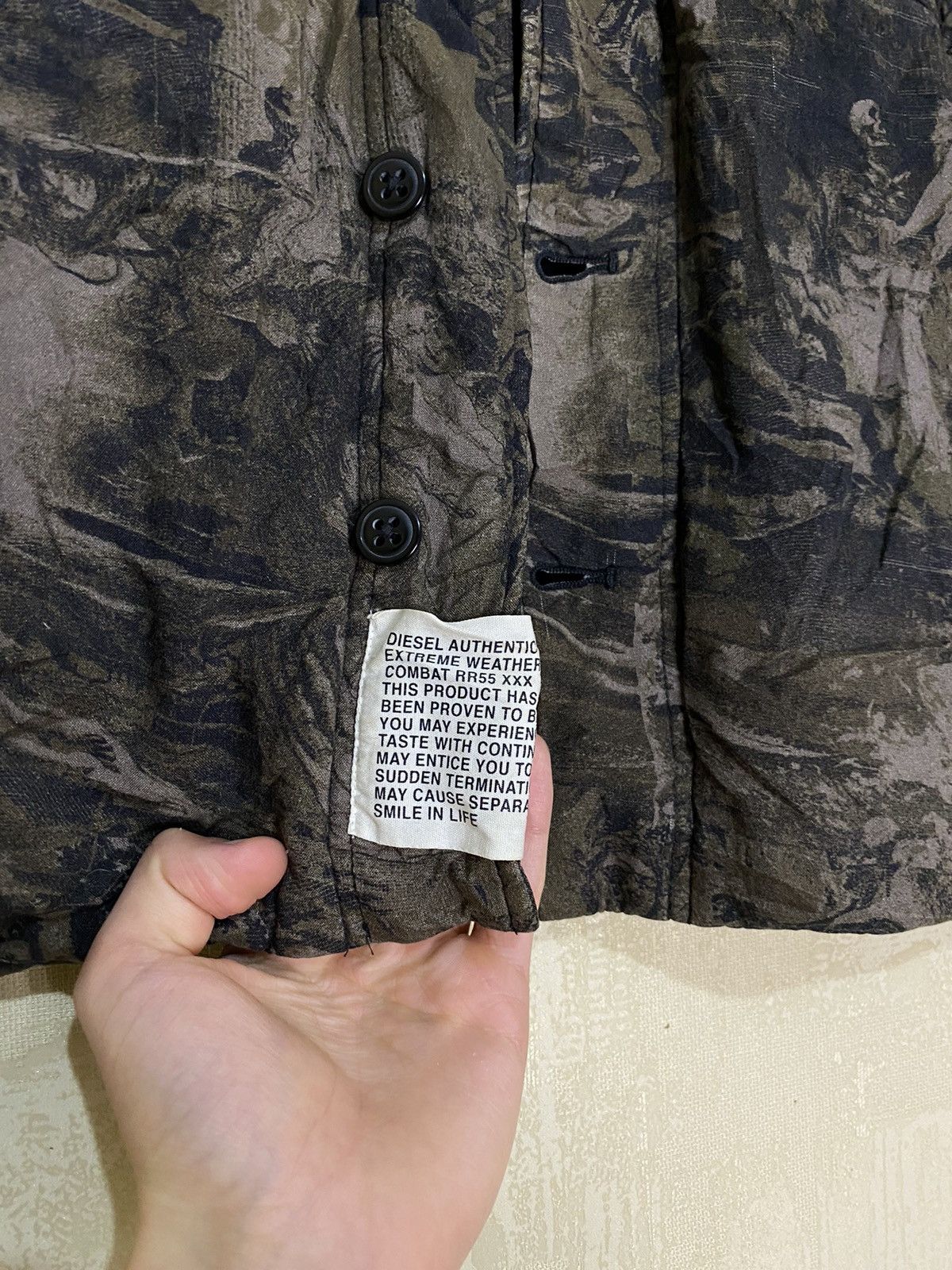 Diesel × Japanese Brand RARE Diesel Full Print Weather Gear Combat RR55 Art Jacket Size US S / EU 44-46 / 1 - 4 Thumbnail