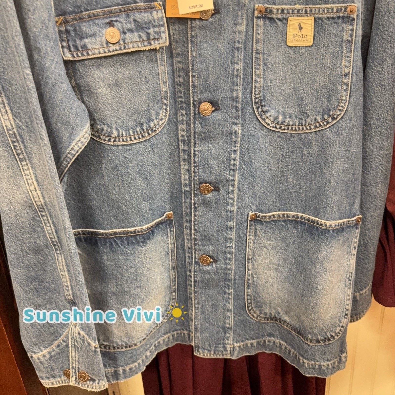 Ralph Lauren NWT Polo Ralph Lauren Women Denim Utility Jacket Corduroy Size US S / EU 44-46 / 1 - 6 Thumbnail