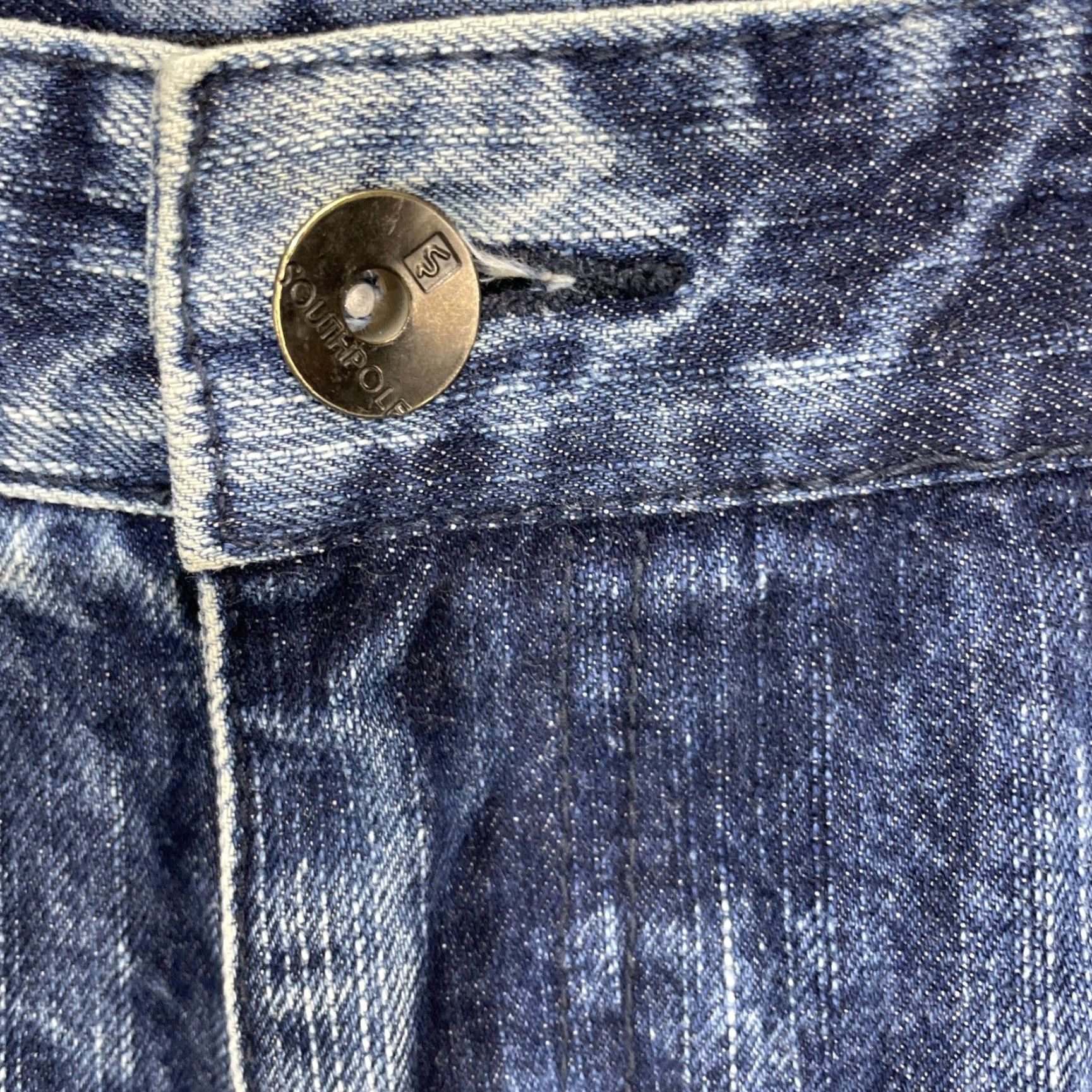 Southpole Southpole Jeans Hip Hop Blue 36x30 Distressed High Rise Regular 5-Pocket Denim Men’s Men Size US 36 / EU 52 - 4 Thumbnail