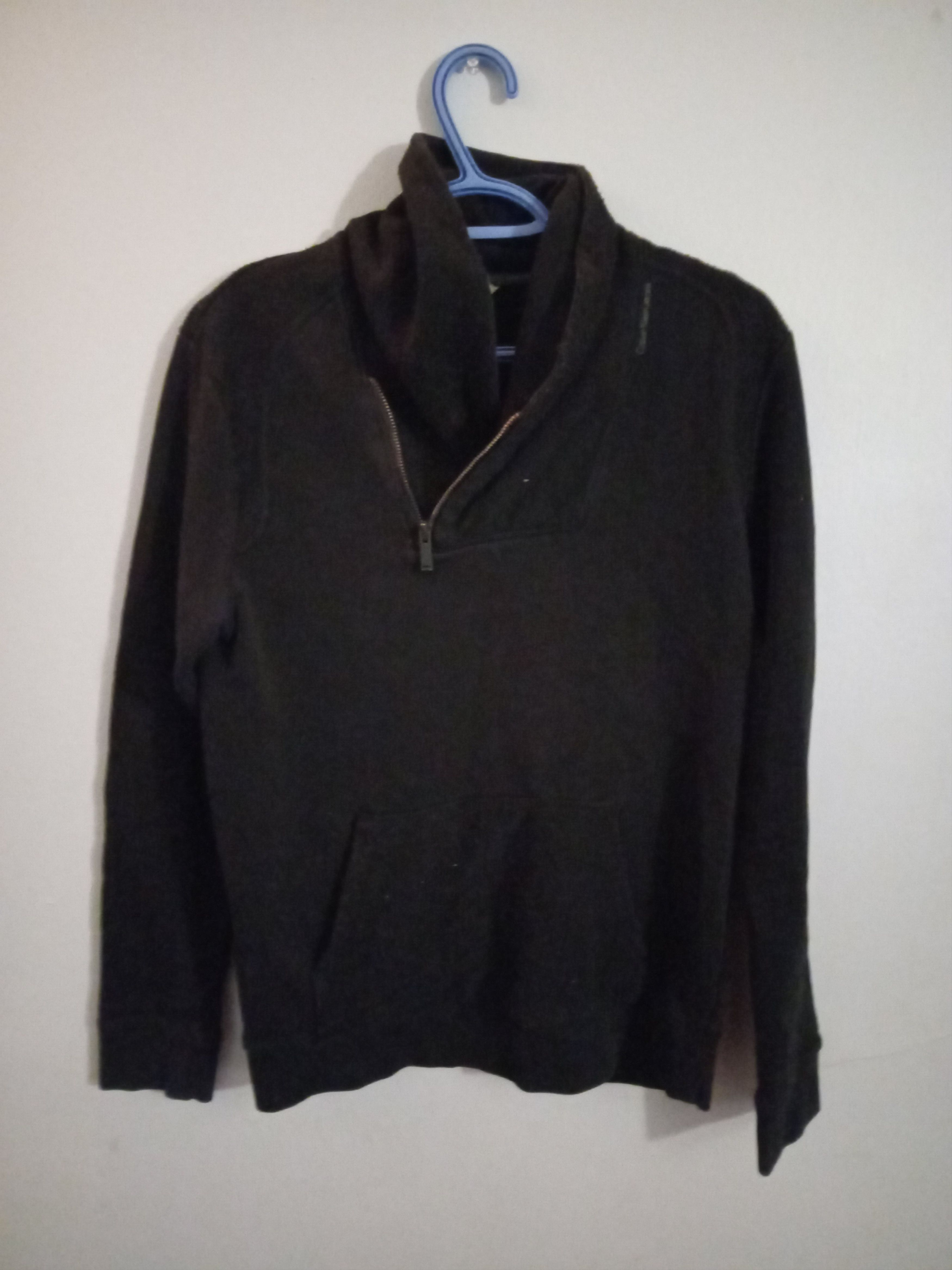 Calvin Klein Black Calvin Klein neck zip long-sleeved turtle neck Size US S / EU 44-46 / 1 - 1 Thumbnail