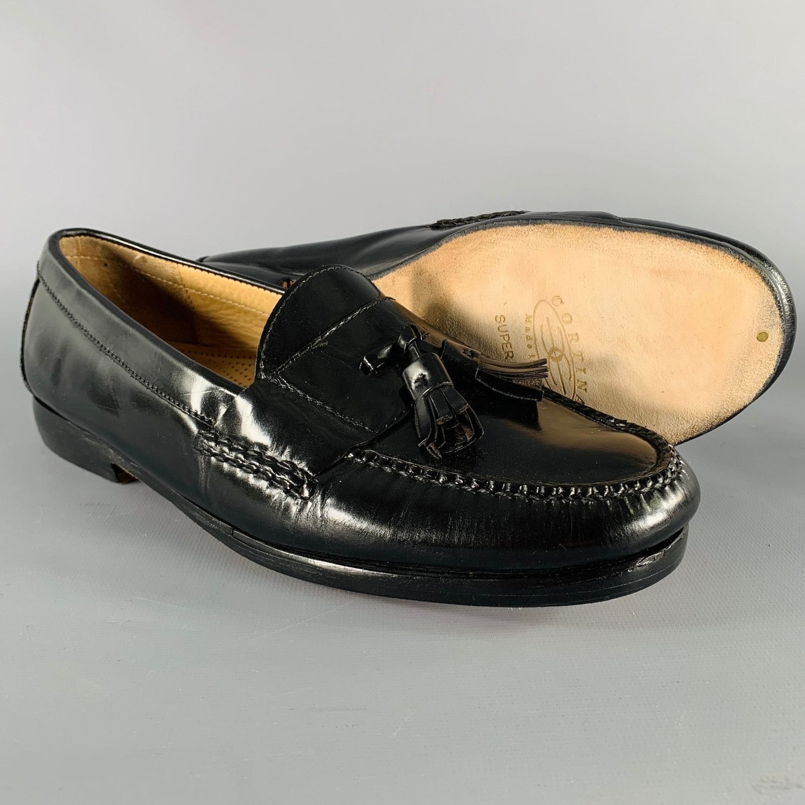 Cole Haan COLE HAAN Size 10 Black Leather Tassels Loafers Size US 10 / EU 43 - 5 Thumbnail