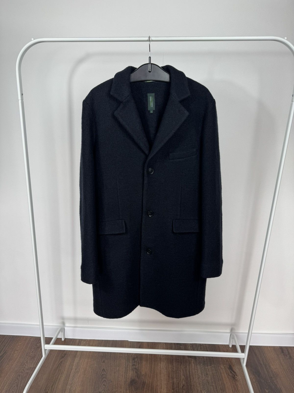 Other LangerChen Men’s Wool Blend Overcoat Minimalist Coat L Size US L / EU 52-54 / 3 - 1 Thumbnail