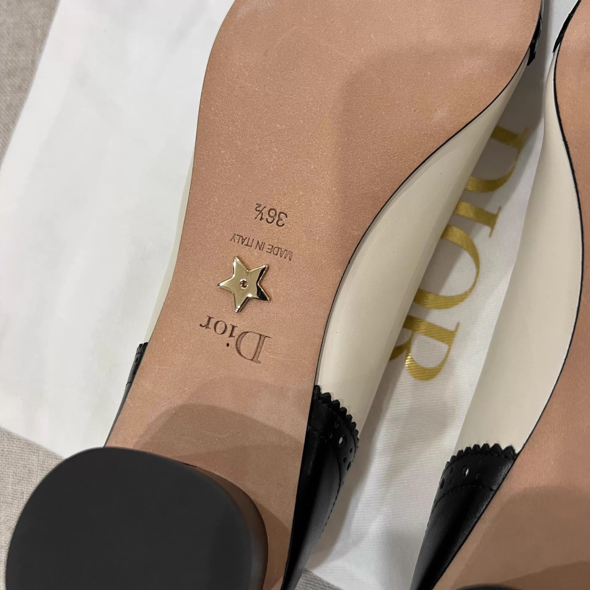 Dior Dior Panda Colorblock CD Logo Mary Jane 36.5 Size US 6 / IT 36 - 6 Thumbnail