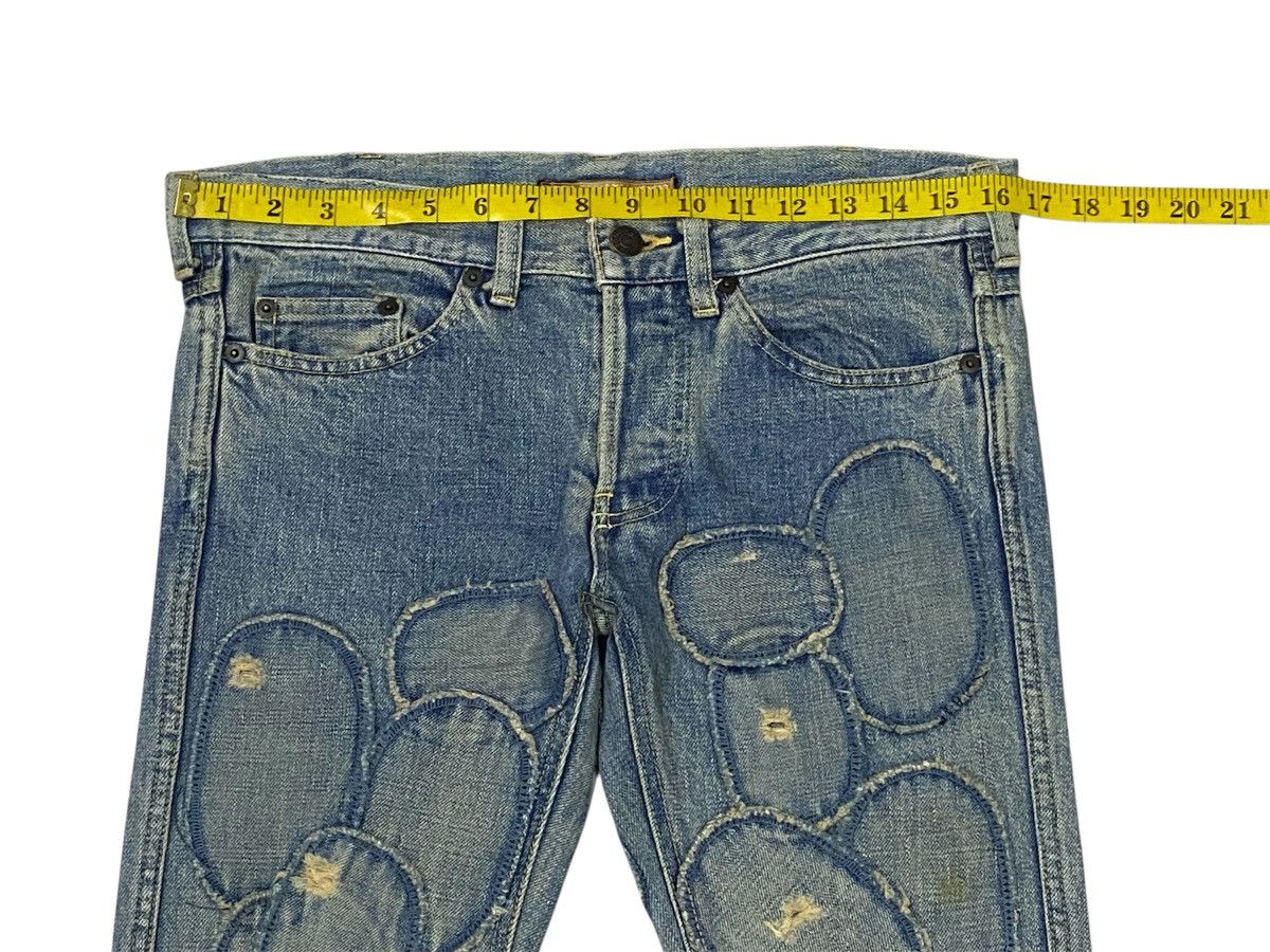 Cosmic Wonder Rare🔥1999 Cosmic Wonder ‘MADONNA’ Patchwork Distressed Denim Size 30" / US 8 / IT 44 - 18 Thumbnail