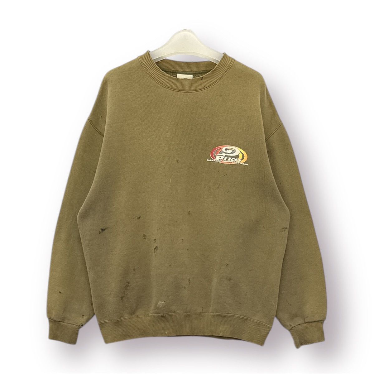 Sun Surf insane‼️ Distressed Piko Surf Backhit Logo Roundneck Sweats Size US L / EU 52-54 / 3 - 2 Thumbnail