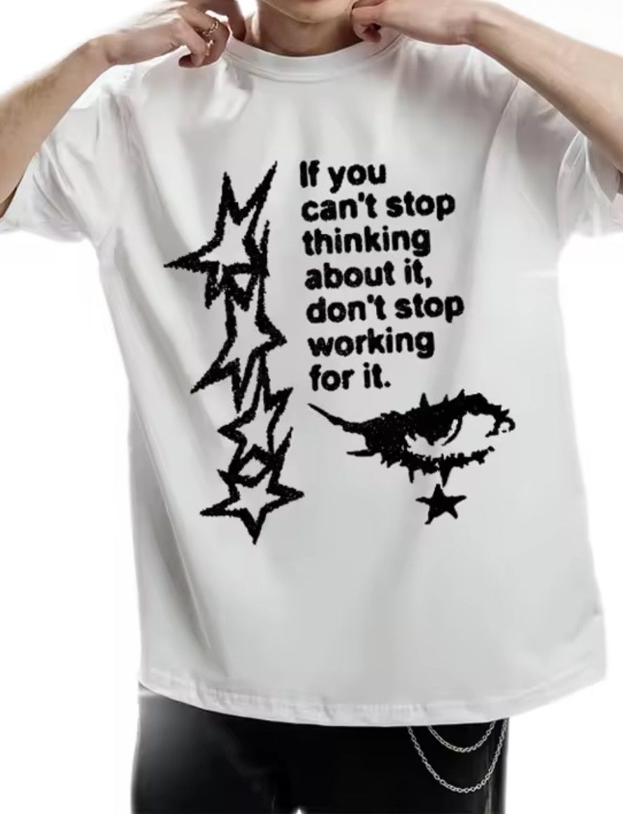 Japanese Brand Gothic 90s Streetwear Star Eye T-Shirt Punk Graphic Tees Size US M / EU 48-50 / 2 - 2 Thumbnail