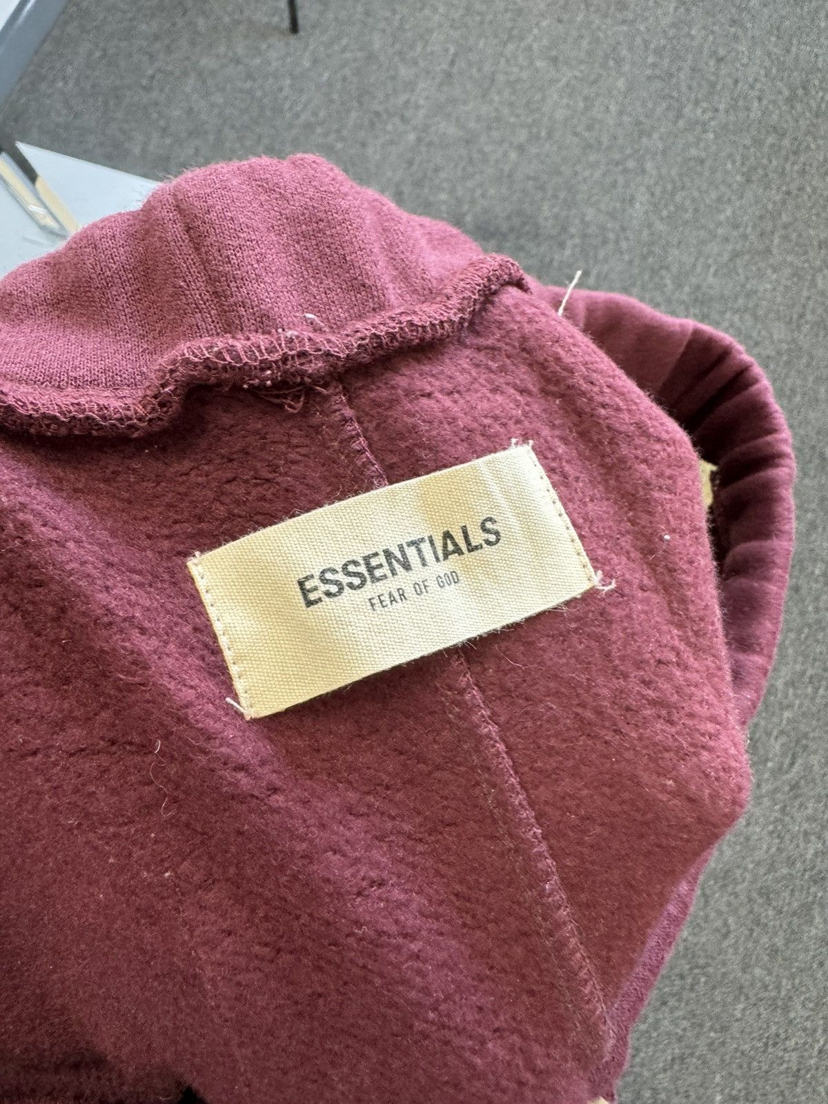 Essentials × FOG FOG ESSENTIALS BURGUNDY STRIPE SWEATPANTS SIZE LARGE Size US 34 / EU 50 - 5 Thumbnail
