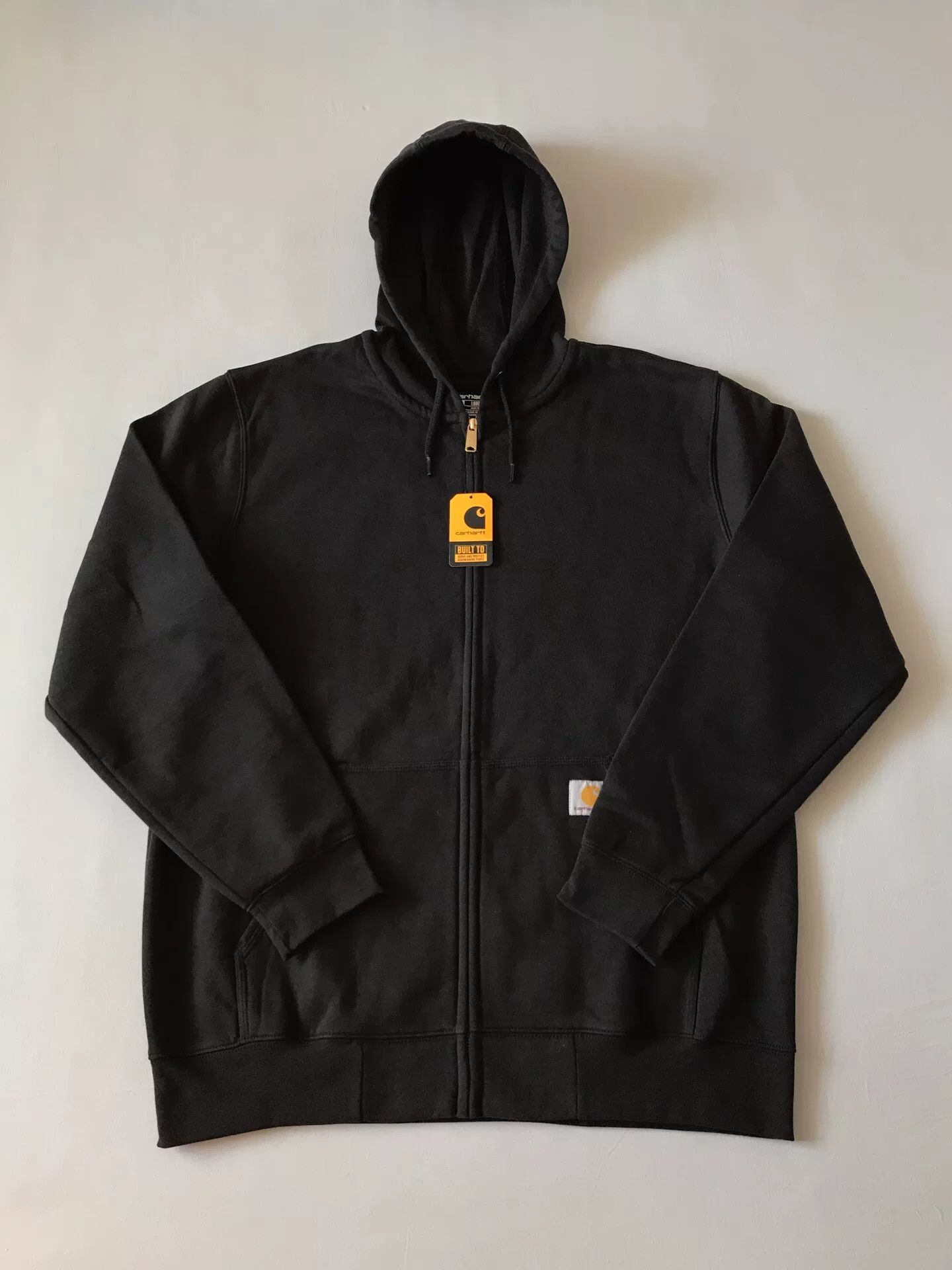 Carhartt Carhartt K122 Black Hooded Zip Sweatshirt Size US L / EU 52-54 / 3 - 1 Thumbnail