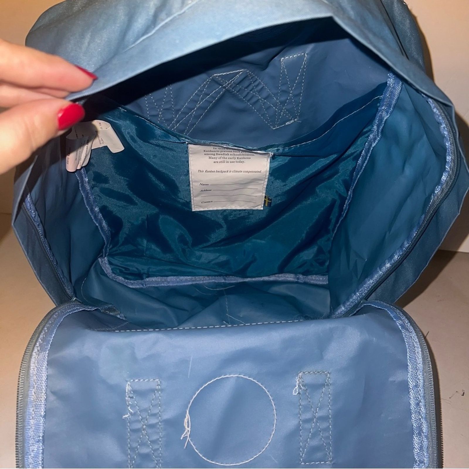 Fjallraven FJALLRAVEN Kanken backpack in sky blue Size ONE SIZE - 8 Thumbnail