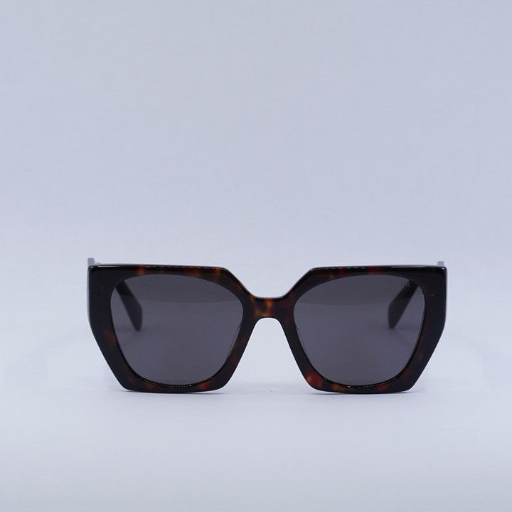 Prada Prada PR15WS 24B40L Sunglasses Dark Havana/Black Square Size ONE SIZE - 3 Thumbnail