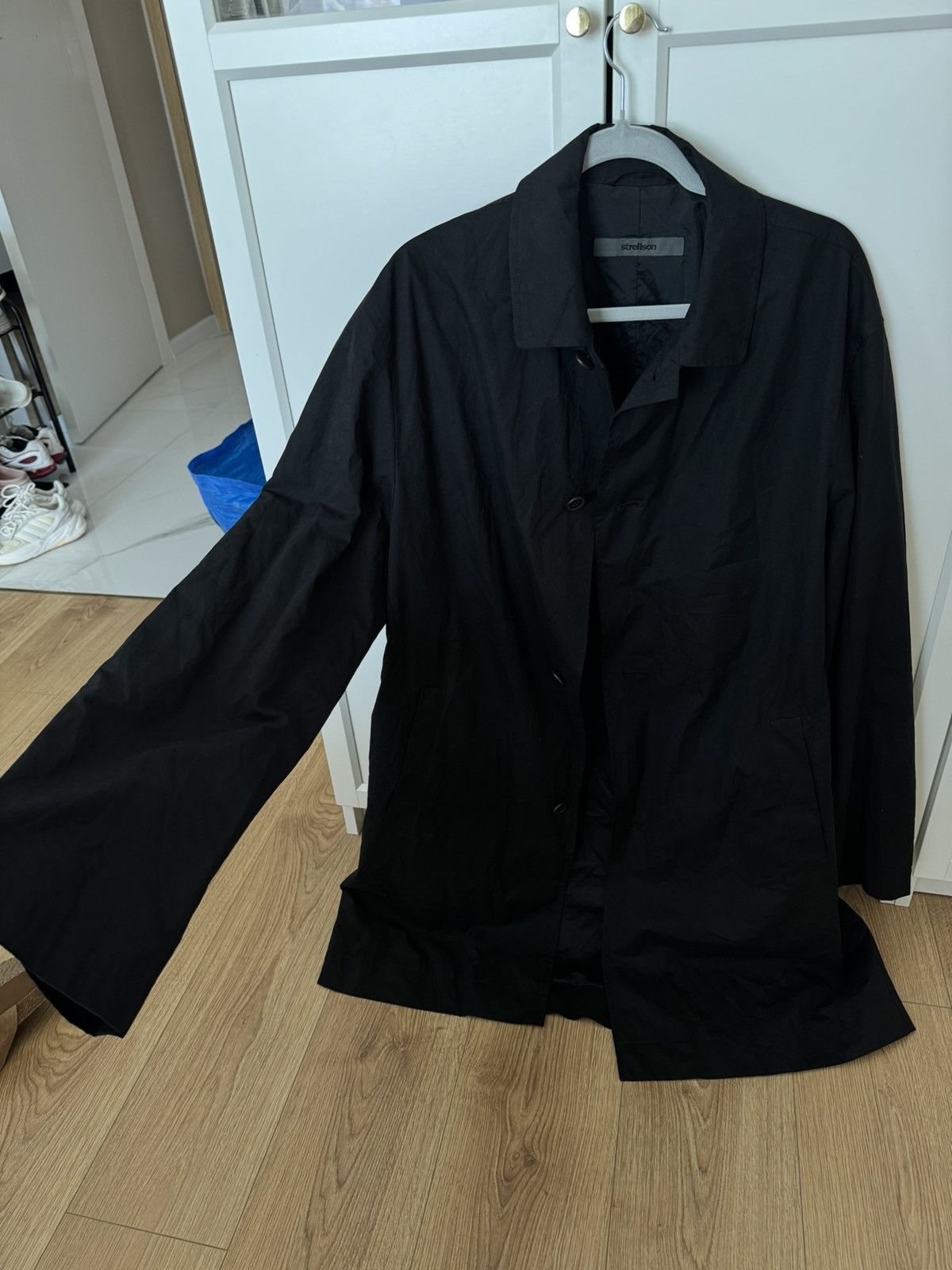 Strellson Strellson black coat trench jacket Size US XL / EU 56 / 4 - 2 Thumbnail