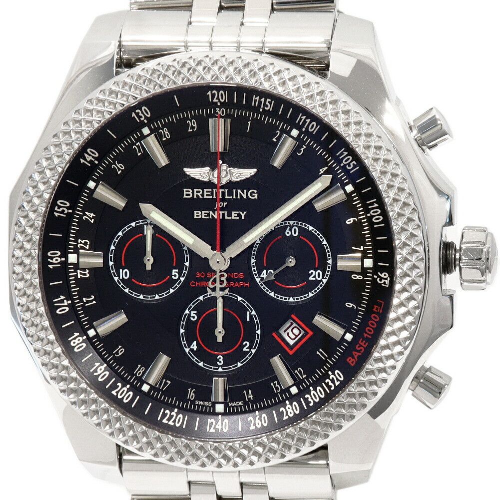 Breitling Breitling Breitling Black Dial Bentley Automatic Watch A25368 Metal Automatic A25368 DUTY FREE for USA Size ONE SIZE - 1 Thumbnail