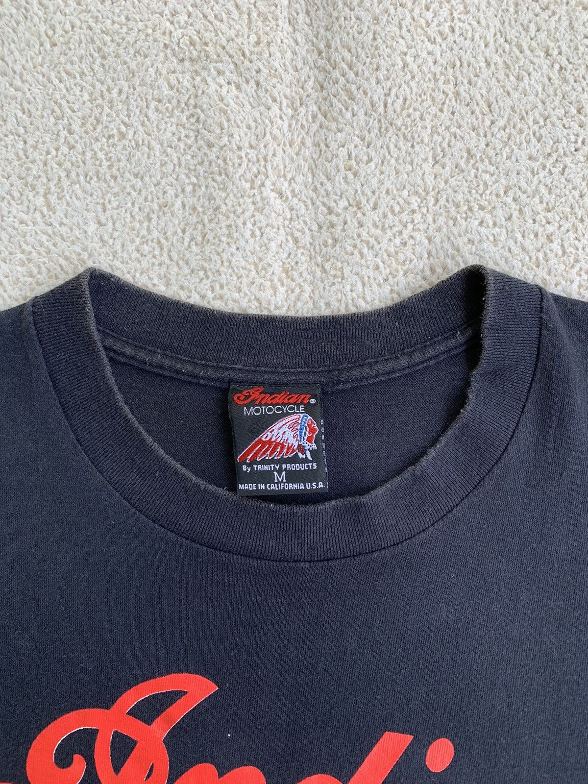 Indian Motorcycle × Vintage Rare Indian Motercycle 90s Vintage Tee Size US M / EU 48-50 / 2 - 6 Thumbnail