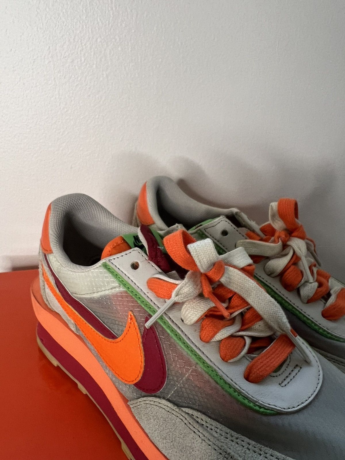 CLOT × Nike × Sacai Nike LD Waffle Sacai Clot Size US 10 / EU 43 - 4 Thumbnail