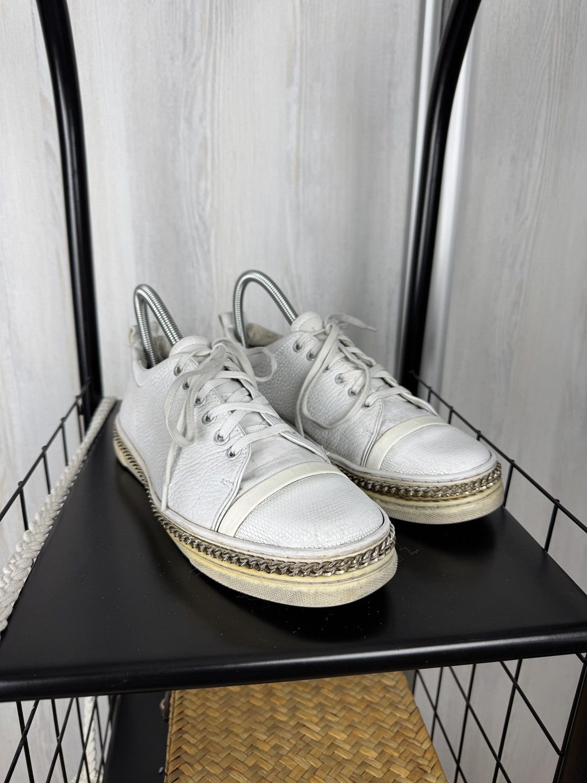 Lanvin LANVIN Whit Lace Up Leather Cap Toe Womens Sneakers Size US 9 / IT 39 - 5 Thumbnail