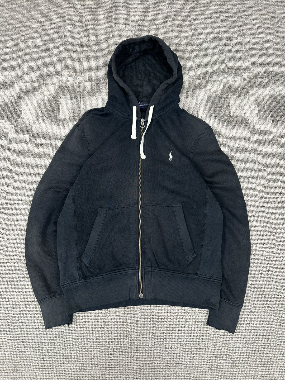 Polo Ralph Lauren Polo Ralph Lauren Sun Faded Black Hoodie Z297 Size US M / EU 48-50 / 2 - 1 Thumbnail