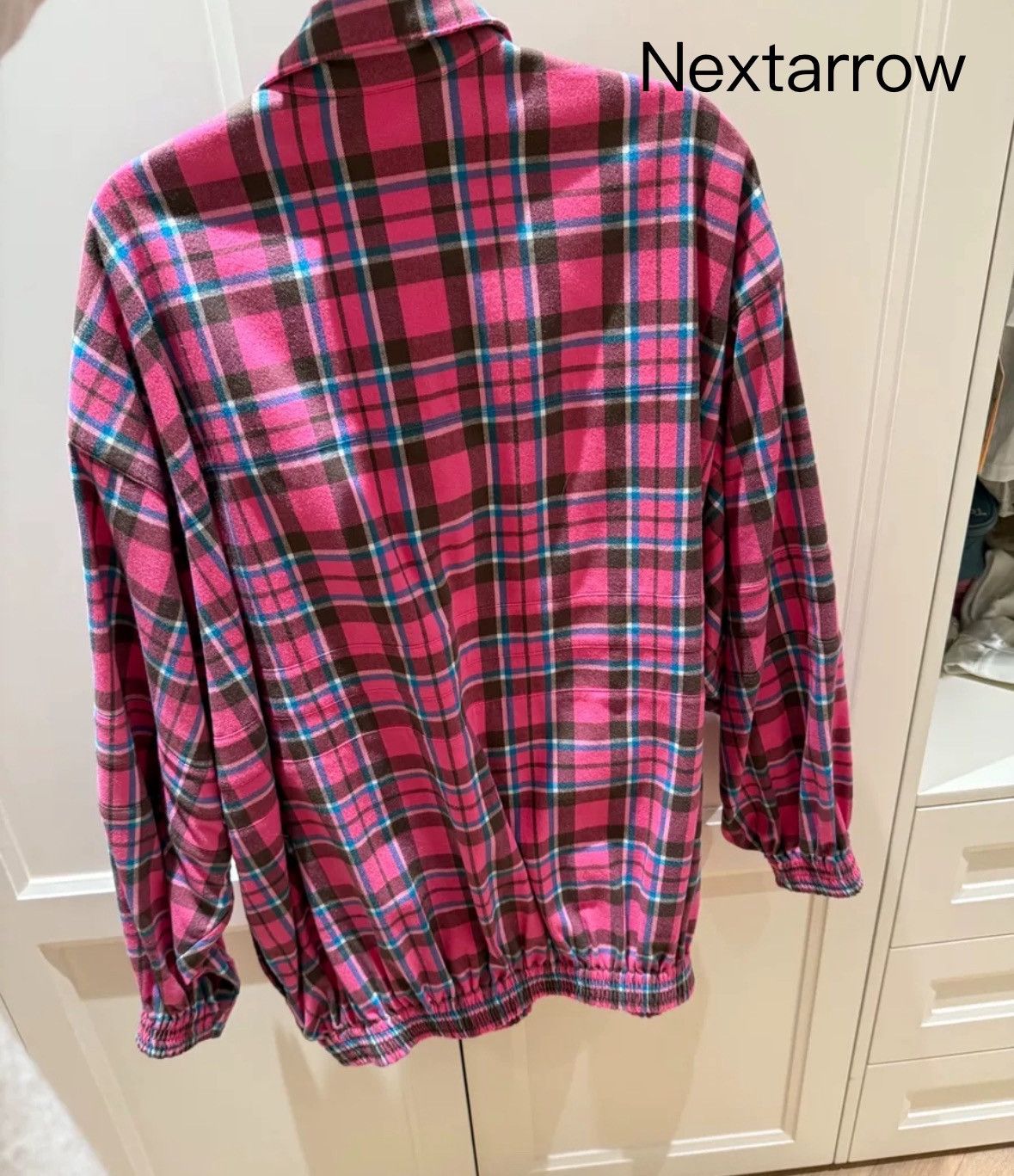Balenciaga Balenciaga Pink Checkered jacket 2412-Nextarrow Size XS / US 0-2 / IT 36-38 - 2 Thumbnail
