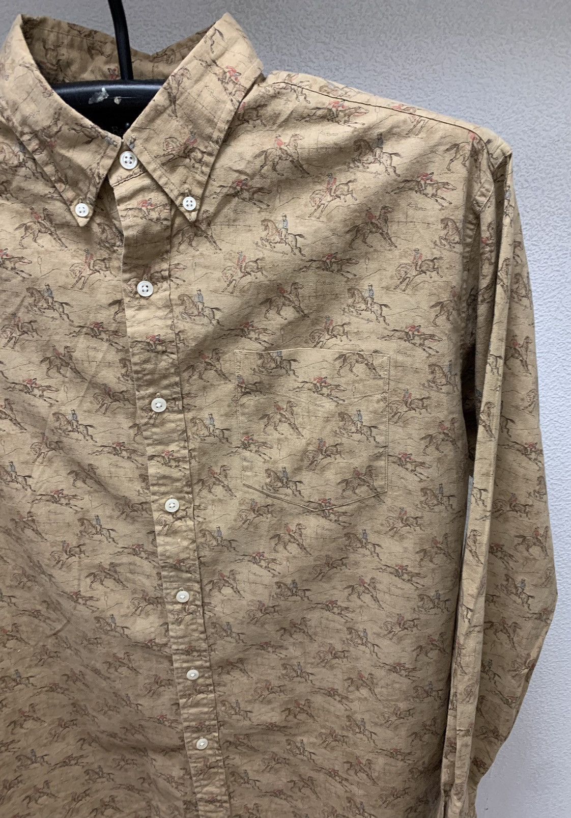 Polo Ralph Lauren Polo Ralph Lauren PRL fullprint shirt M sz purple Size US M / EU 48-50 / 2 - 6 Thumbnail