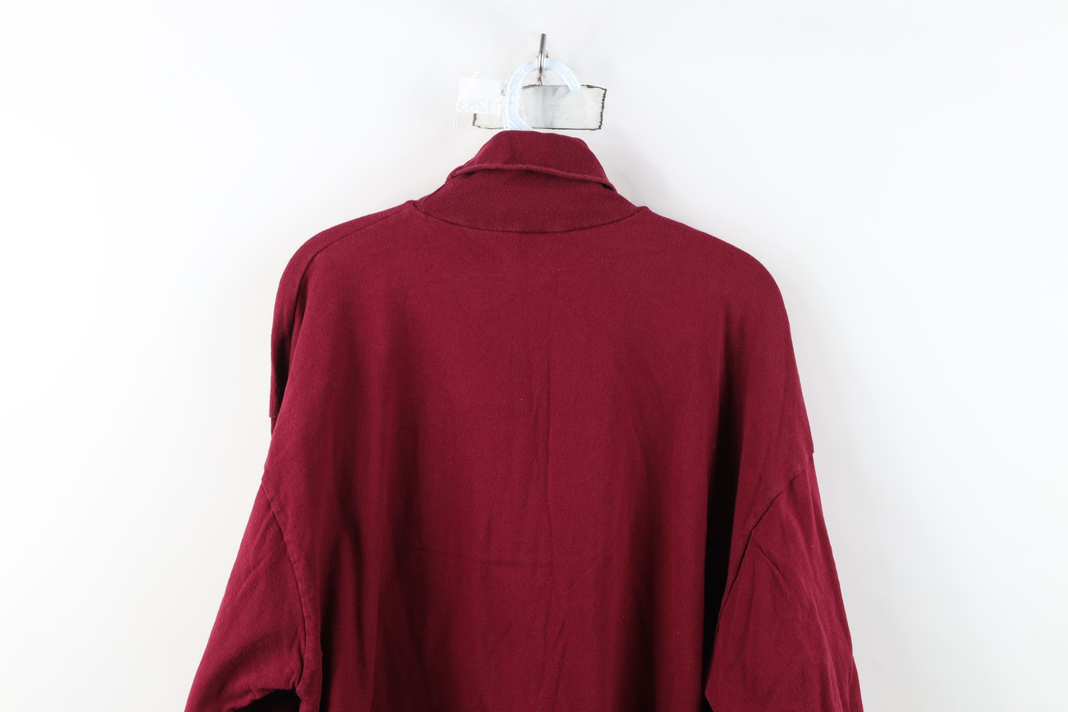 Vintage Vintage 90s Streetwear Cotton Long Sleeve Turtleneck T-Shirt Size US XL / EU 56 / 4 - 12 Thumbnail
