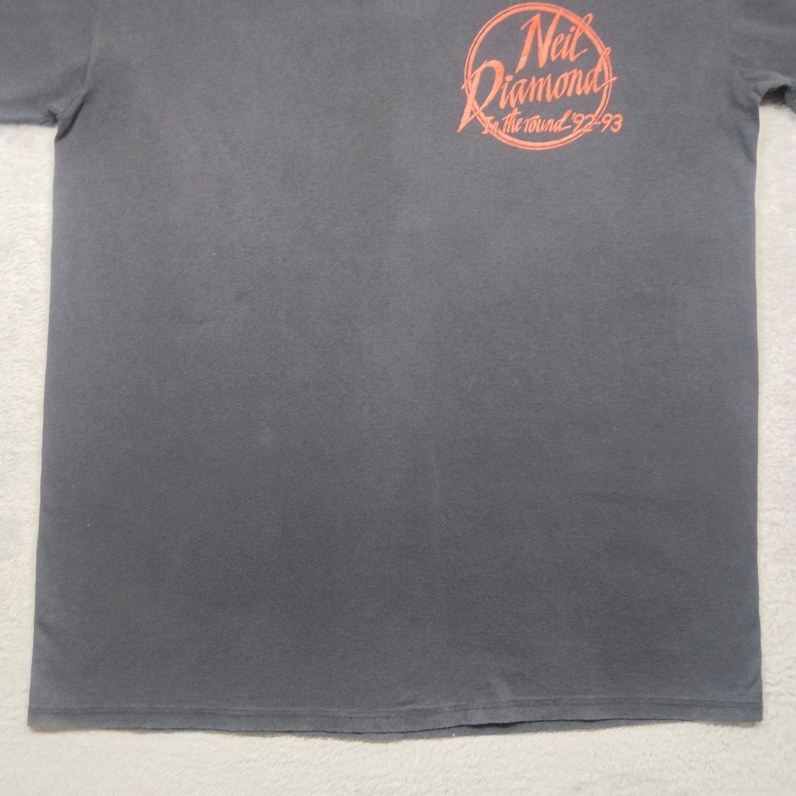 Band Tees × Vintage VINTAGE 92-93 NEIL DIAMOND IN THE ROUND TOUR T SHIRT Size US XL / EU 56 / 4 - 6 Thumbnail