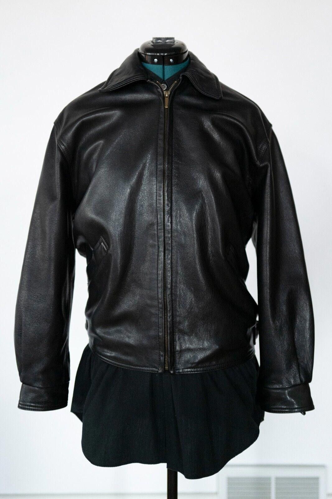 image of Coach Black Leather Jacket Sz. Xs, Women's