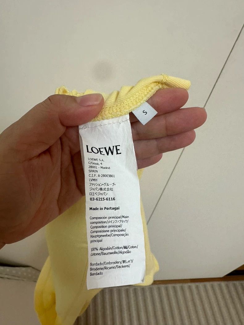 Loewe LOEWE Little chicken yellow short sleeves Size S / US 4 / IT 40 - 4 Thumbnail