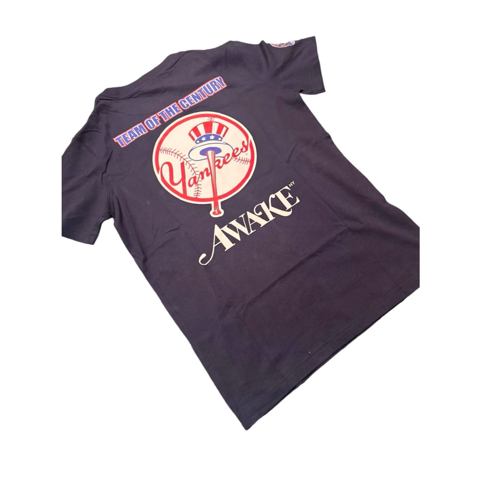 Awake NY Awake New York Yankees Mlb Streetwear Hypebeast Box Logo T-Shirt Small S Blue Mens Regular Size US S / EU 44-46 / 1 - 6 Thumbnail