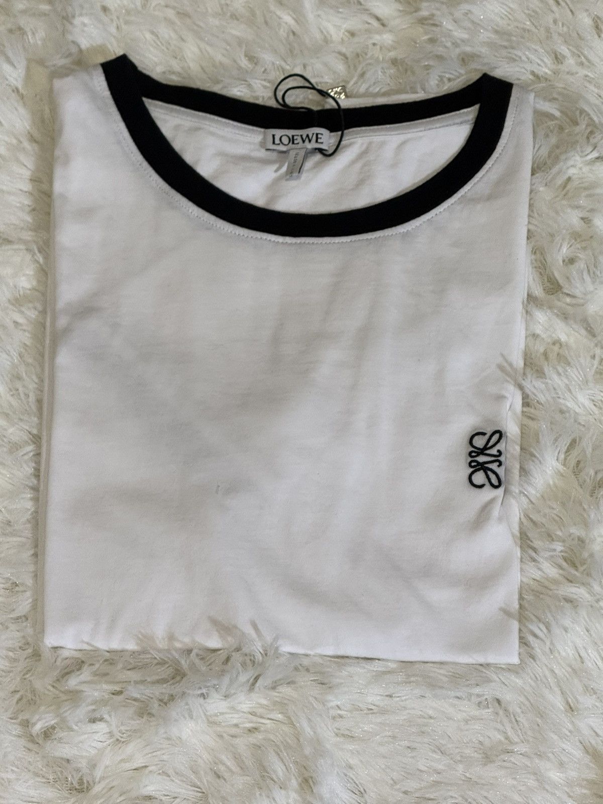 Loewe Loewe white crop top Size M / US 6-8 / IT 42-44 - 1 Thumbnail