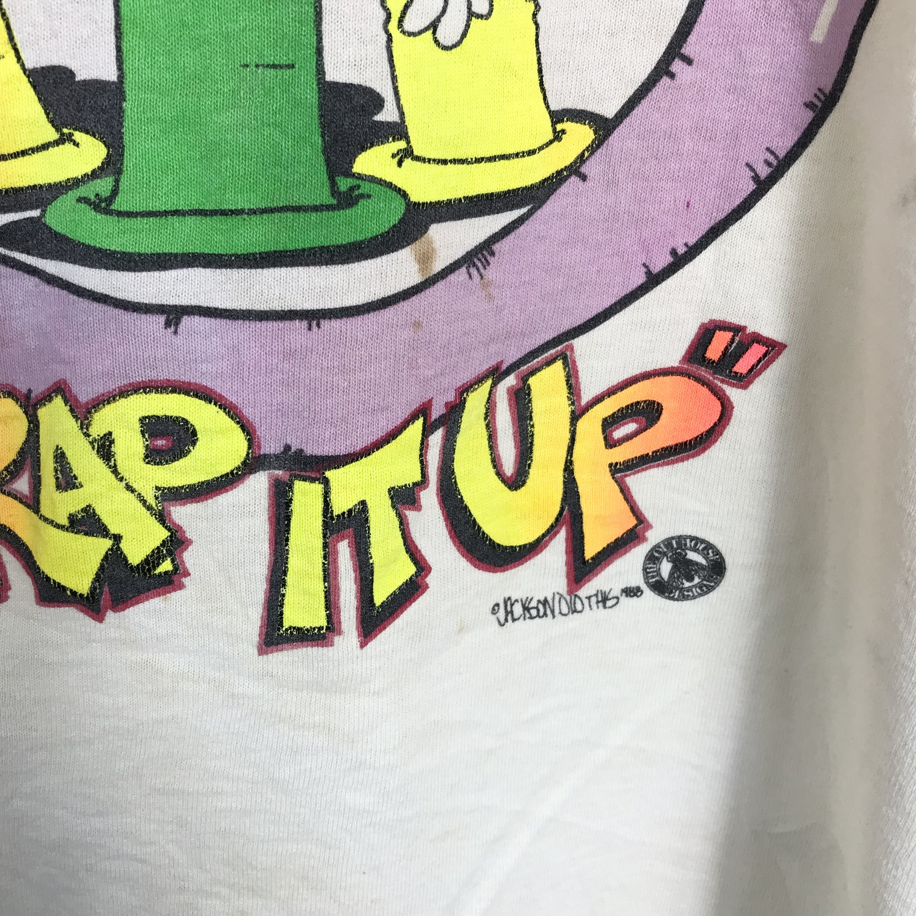 Vintage Vintage 1988 Capt Condom “Wrap That Rascal” Tee Single Size US XL / EU 56 / 4 - 5 Thumbnail