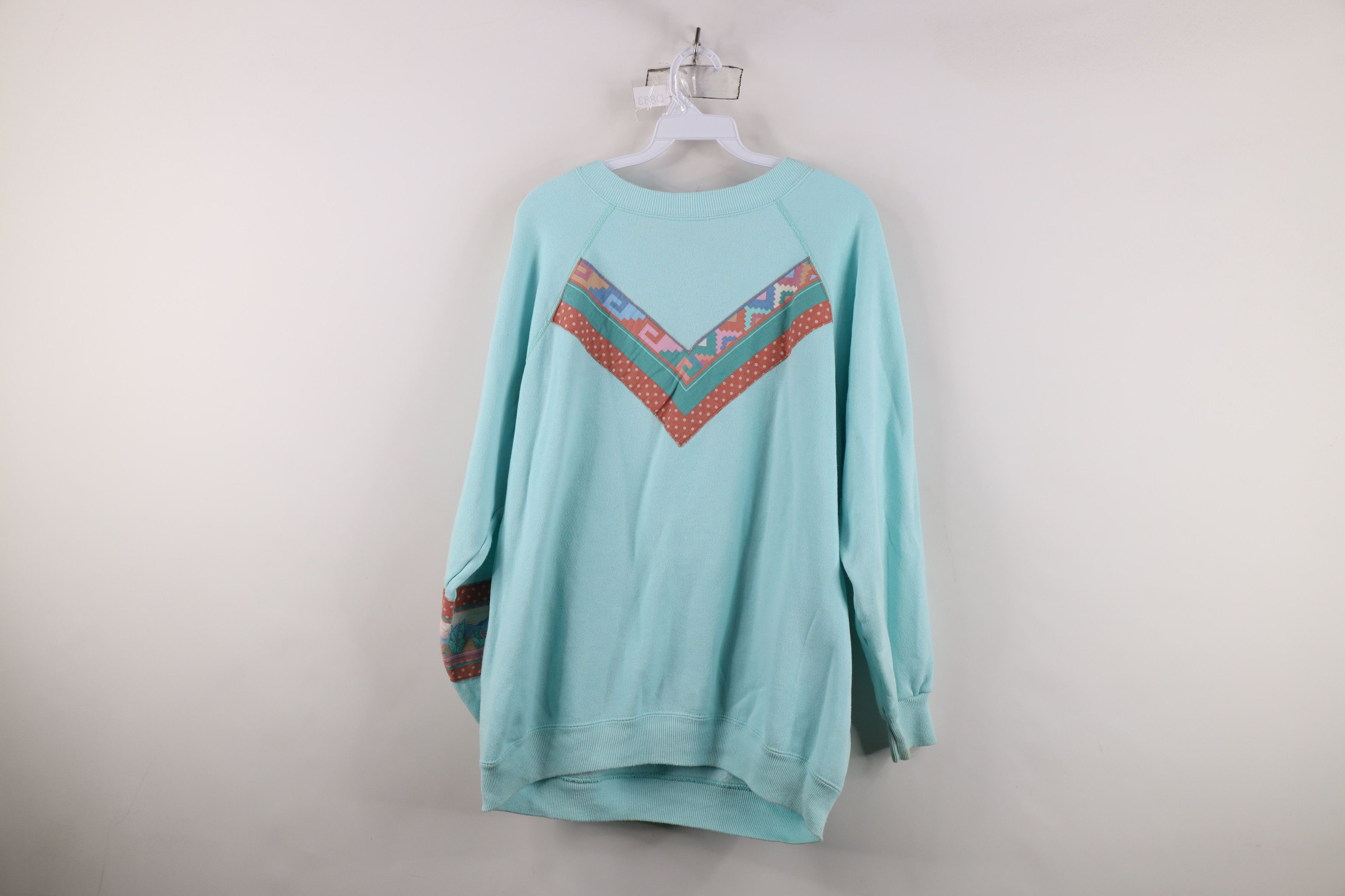 Vintage Vintage 80s 90s Streetwear Pottery Sweatshirt Blue USA Size XL / US 12-14 / IT 48-50 - 13 Thumbnail