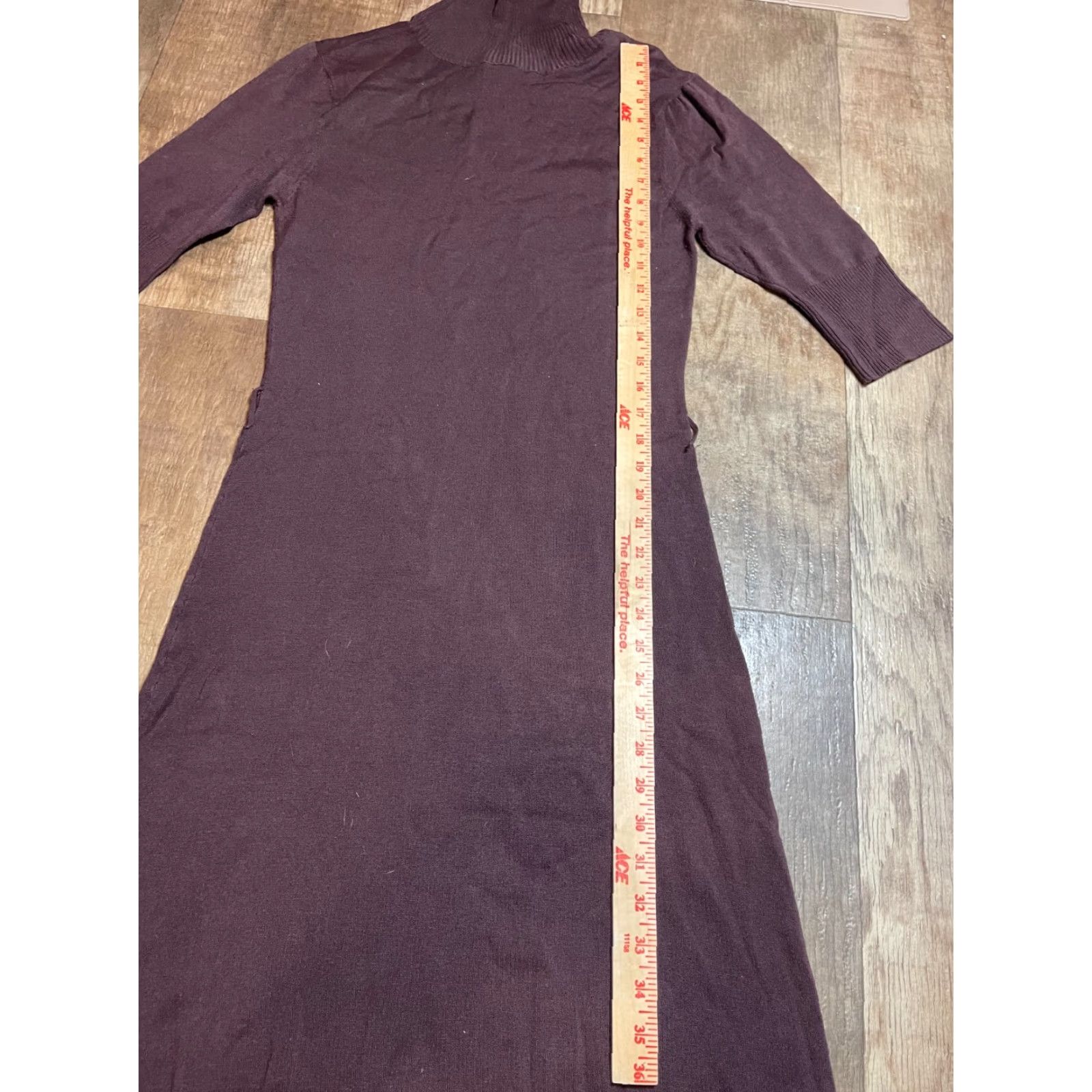 Bcbgmaxazria BCBG MAXAZRIA Dress Womens Medium M Long Brown Long Sleeve Blouson Dress Womens M Brown Size M / US 6-8 / IT 42-44 - 2 Thumbnail