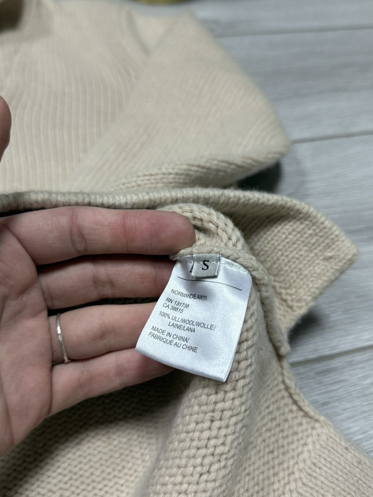 Acne Studios Acne Studios Normandie Wool Knit Sweater buttons Size US S / EU 44-46 / 1 - 7 Thumbnail