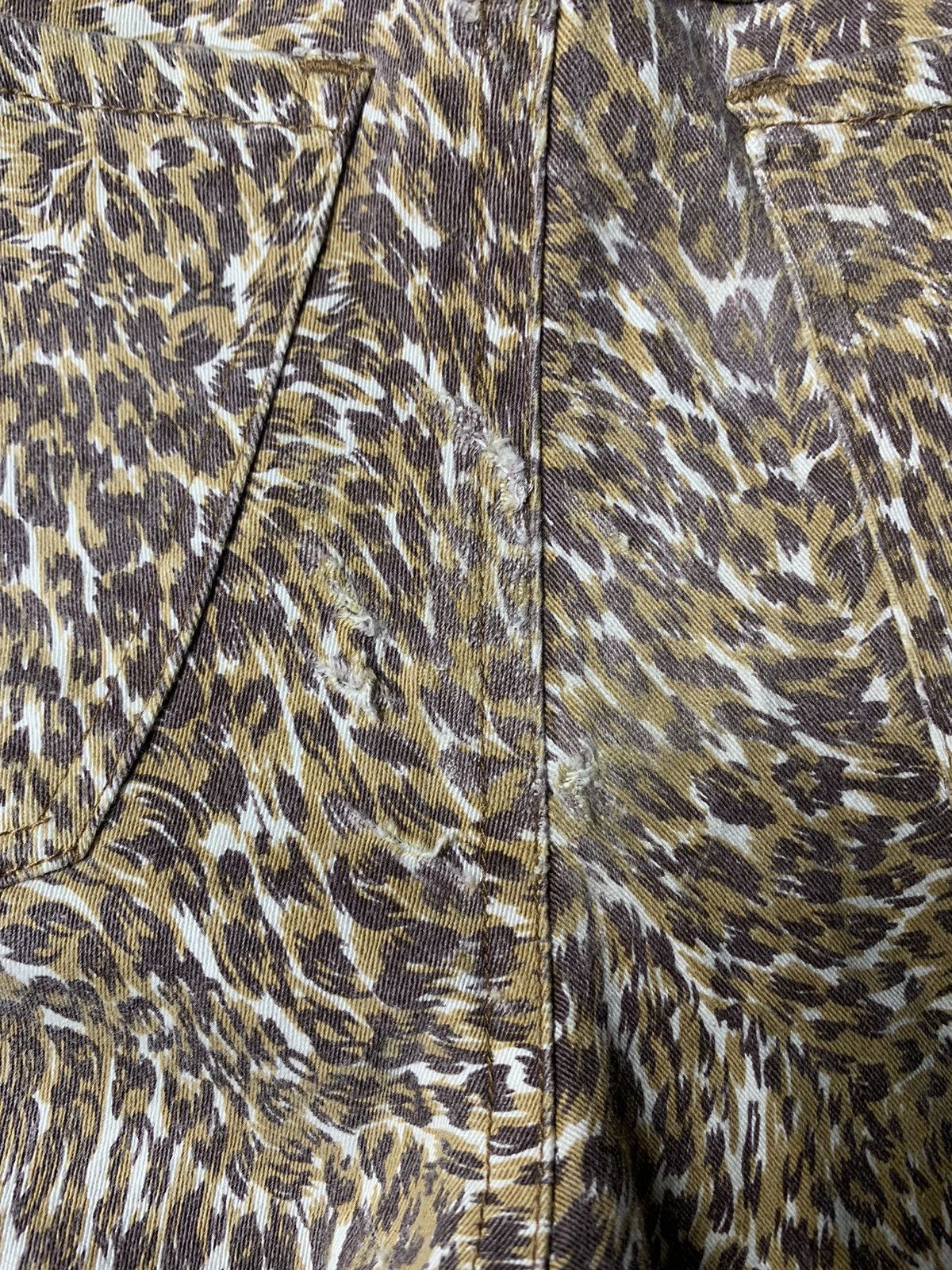 If Six Was Nine × Japanese Brand × Le Grande Bleu (L.G.B.) Cecil McBee Leopard Lace-Up Super Flared Pants Size 29" - 13 Thumbnail