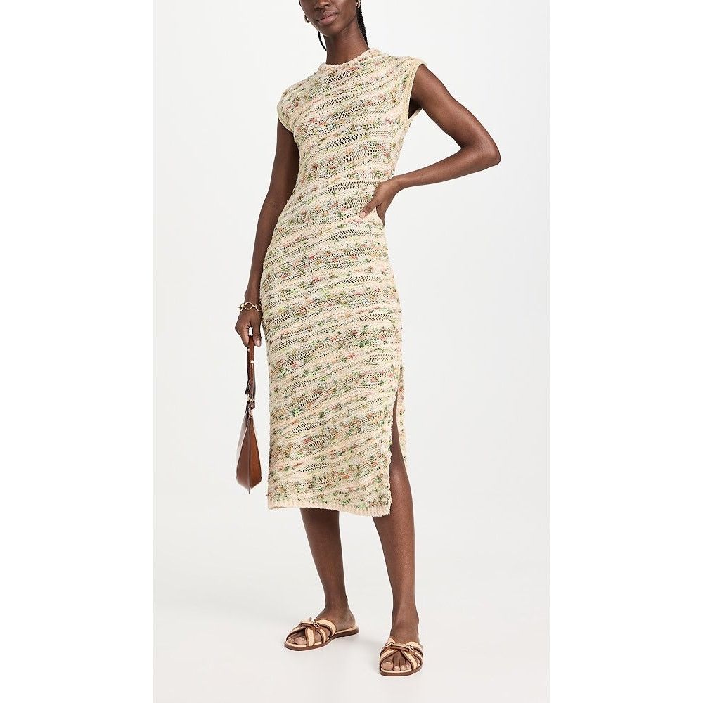 Ulla Johnson Ulla Johnson Dune Dress Confetti knit midi yellow size M Size M / US 6-8 / IT 42-44 - 13 Thumbnail