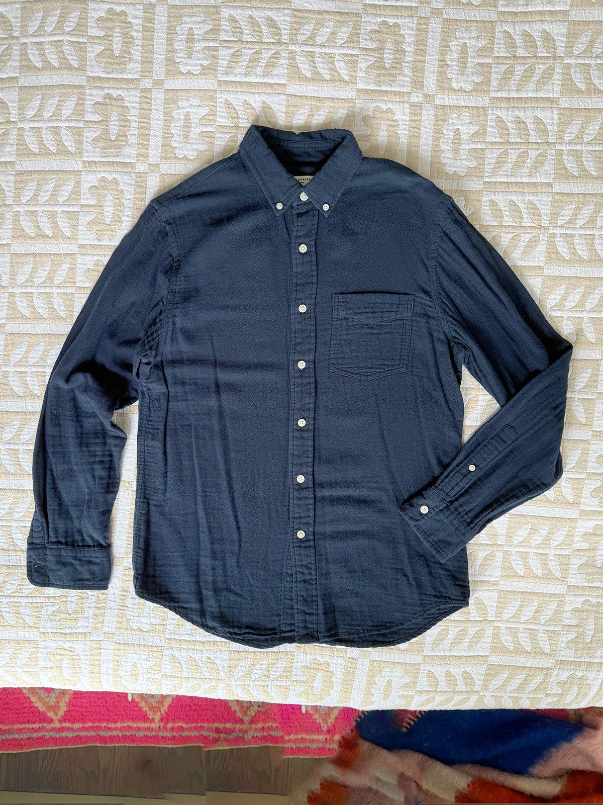 Club Monaco Navy Shirt Size US M / EU 48-50 / 2 - 1 Thumbnail
