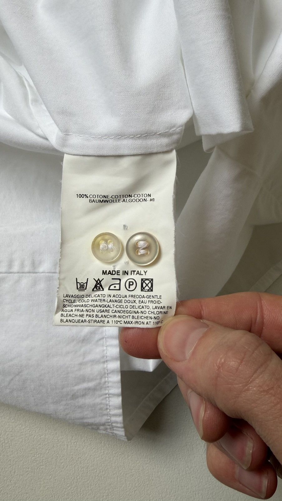 Maison Margiela A/W 02 ‘Oversized Button Track’ Shirt Size US M / EU 48-50 / 2 - 10 Thumbnail