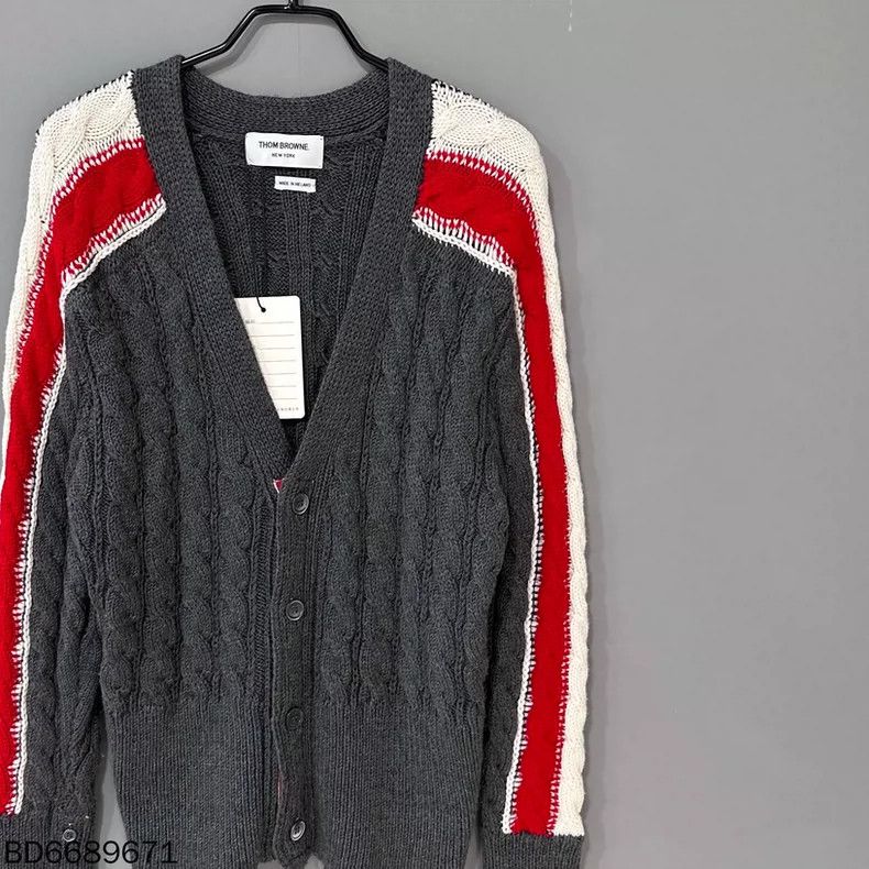 Thom Browne Thom Browne Arm ribbed merino wool sweater Size US S / EU 44-46 / 1 - 2 Thumbnail