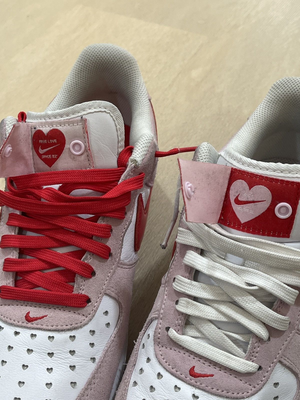 Nike Nike 2021 Valentine’s day Love Letter Air Force 1 Lows Size US 10 / EU 43 - 5 Thumbnail
