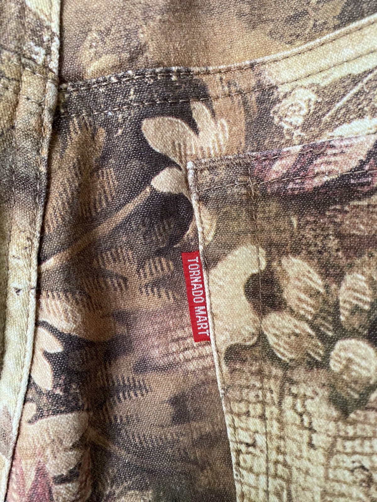 Tornado Mart Vtg Tornado Mart Floral Flare Pants Size US 32 / EU 48 - 17 Thumbnail