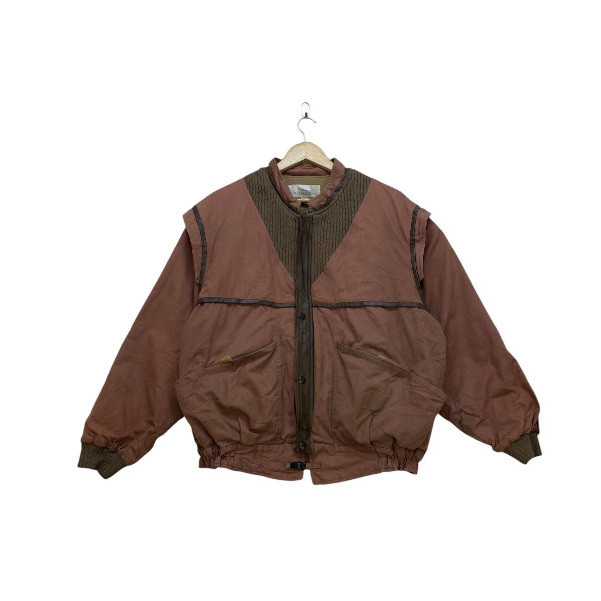 Japanese Brand 💥Vintage Italian Designer Giugiaro Uomo Bomber Jacket Size US M / EU 48-50 / 2 - 1 Thumbnail